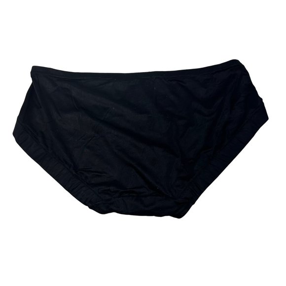 Warner's Women's Size Large Panty Hi Cut Brief Black New Without Tags - Picture 2 of 6